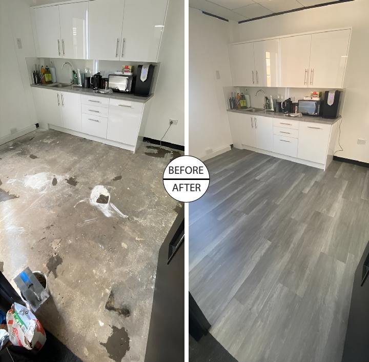 vinyl floor installation